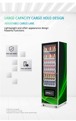 Automatic cold drink healthy food combined vending machine snacks, drinks and sandwiches vending machine