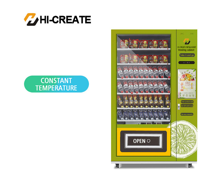 The combination of snacks drinks vending machine sell like hot cakes